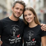 Set Tricouri Cuplu Personalizate – Proaspat Casatoriti acum 13 ani