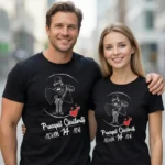 Set Tricouri Cuplu Personalizate – Proaspat Casatoriti acum 14 ani