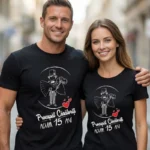 Set Tricouri Cuplu Personalizate – Proaspat Casatoriti acum 15 ani