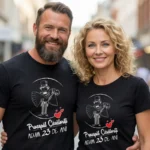 Set Tricouri Cuplu Personalizate – Proaspat Casatoriti acum 23 ani