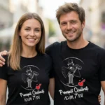 Set Tricouri Cuplu Personalizate – Proaspat Casatoriti acum 7 ani
