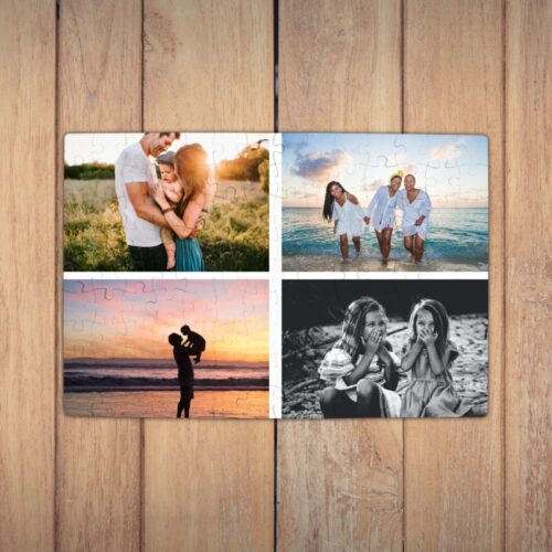 Puzzle Personalizat Magnetic - 96 de piese 20x28 cm 4 poze PZ010