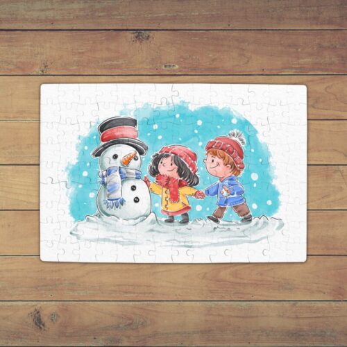 Puzzle Personalizat Magnetic - 96 de piese 20x28 cm o poza simpla PZ017