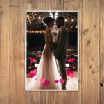 Puzzle Personalizat Magnetic - 96 de piese 20x28 cm o poza cu inimioare PZ011