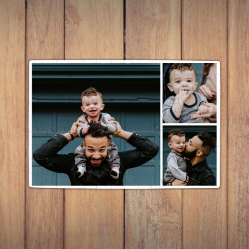 Puzzle Personalizat Magnetic - 96 de piese 20x28 cm 3 poze PZ03