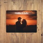 Puzzle Personalizat Magnetic - 63 de piese 13x18 cm o poza cu text PZ034
