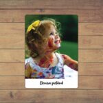 Puzzle Personalizat Magnetic - 63 de piese 13x18 cm o poza cu text PZ039