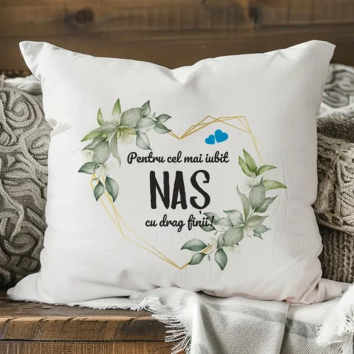 Perna personalizata Pentru cel mai iubit Nas cu drag finii