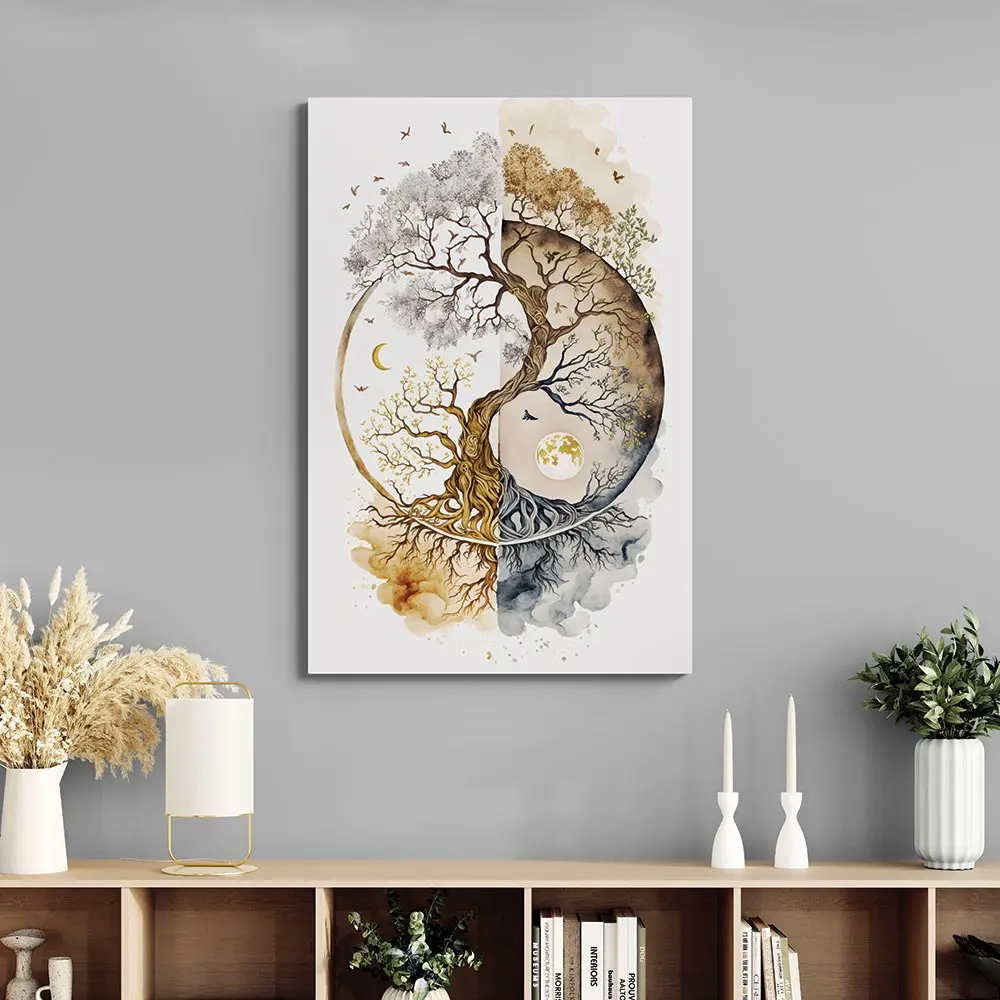 Tablou Tree of life Yin Yang
