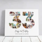 Tablou Personalizat Cadou Colaj Aniversare 33 de ani