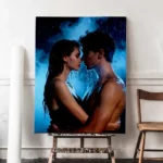 Tablou Personalizat Efect de ploaie Kiss in the Rain
