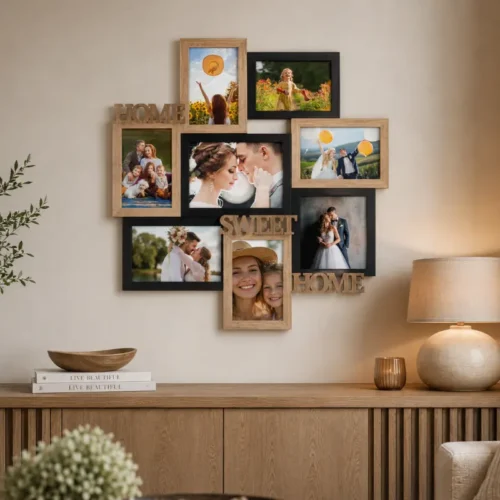 Rama Foto Colaj 8 poze - Home Sweet Home