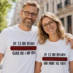 Tricouri Cuplu Personalizate - Aniversare Casatorie De 12 Ani Incoace