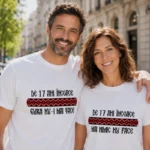 Tricouri Cuplu Personalizate - Aniversare Casatorie De 17 Ani Incoace