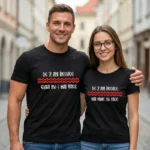 Tricouri Cuplu Personalizate - Aniversare Casatorie De 2 Ani Incoace