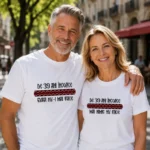 Tricouri Cuplu Personalizate - Aniversare Casatorie De 39 Ani Incoace
