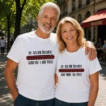 Tricouri Cuplu Personalizate - Aniversare Casatorie De 48 Ani Incoace