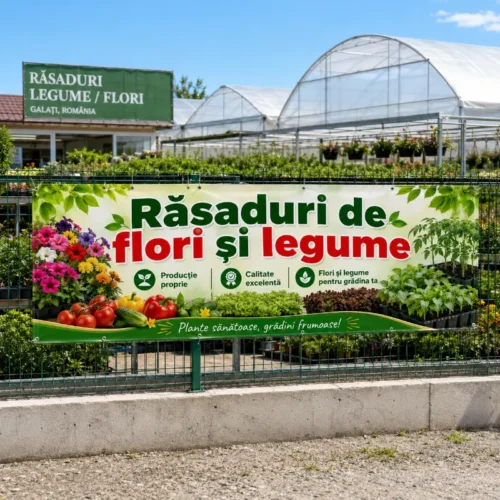 Banner Răsaduri de flori și legume