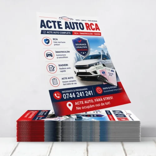 Flyere Acte Auto RCA