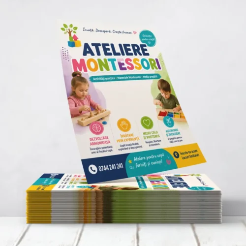 Flyere Ateliere Montessori
