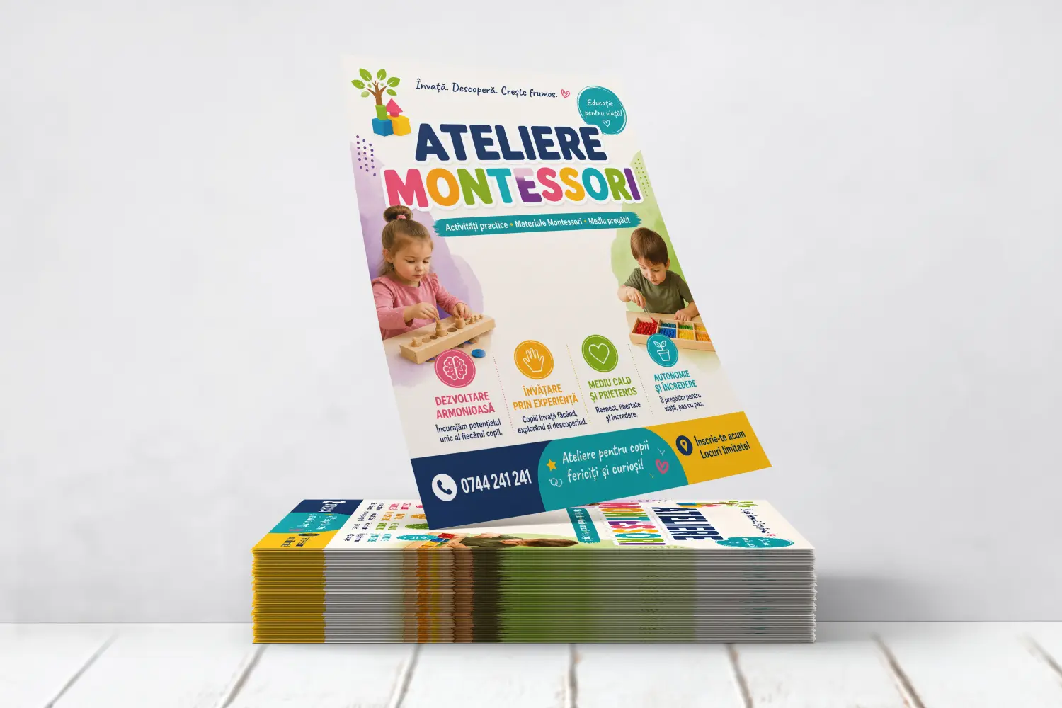 Flyere Ateliere Montessori