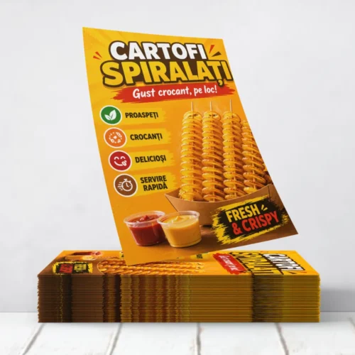 Flyere Cartofi Spiralati