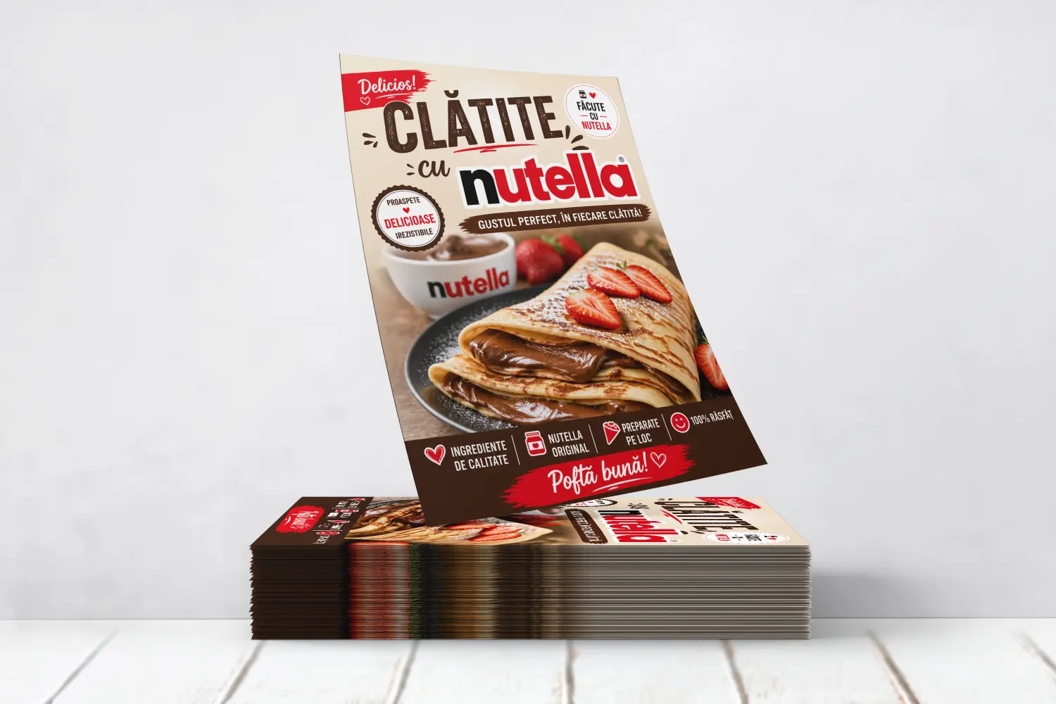 Flyere Clatite cu Nutela