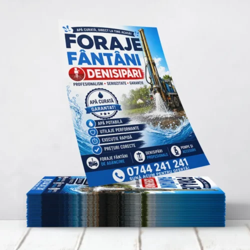 Flyere Foraje Fantani Denisipari