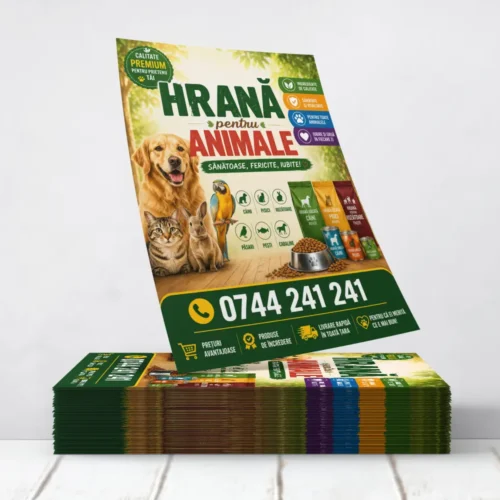 Flyere Hrana pentru Animale