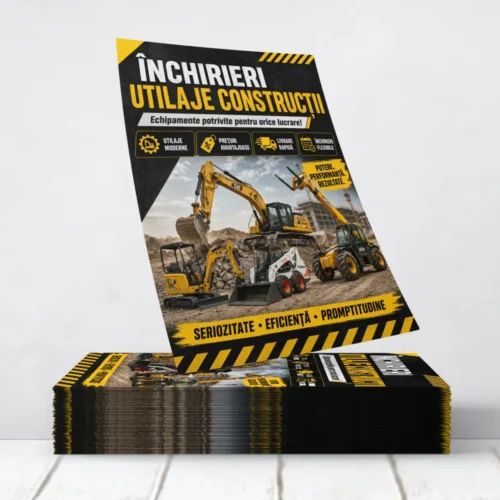 Flyere Inchirieri Utilaje Constructii