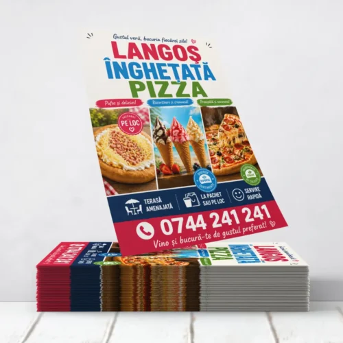 Flyere Langos Inghetata Pizza