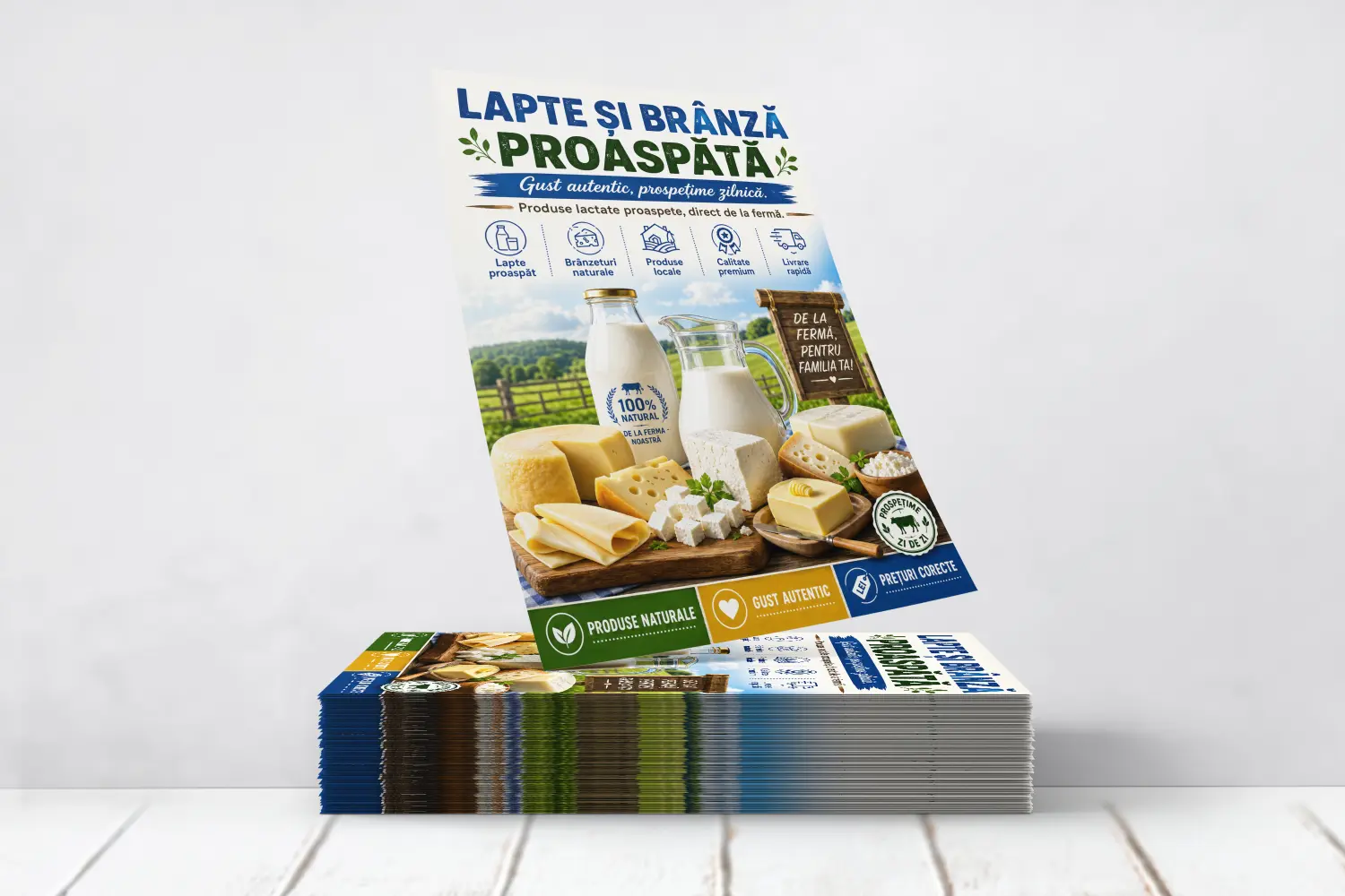 Flyere Lapte si Branza Proaspata
