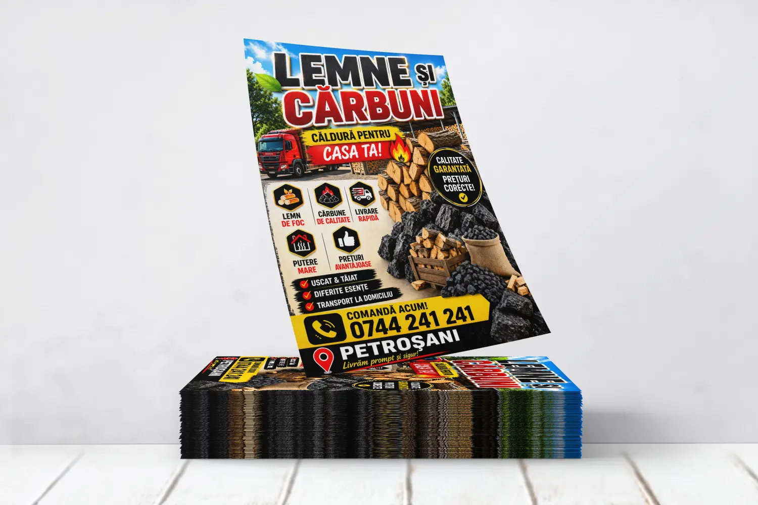Flyere Lemne si Carbuni
