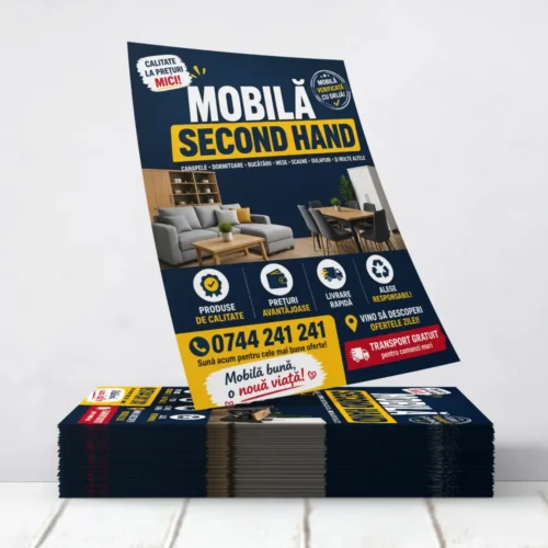 Flyere Mobila Second Hand