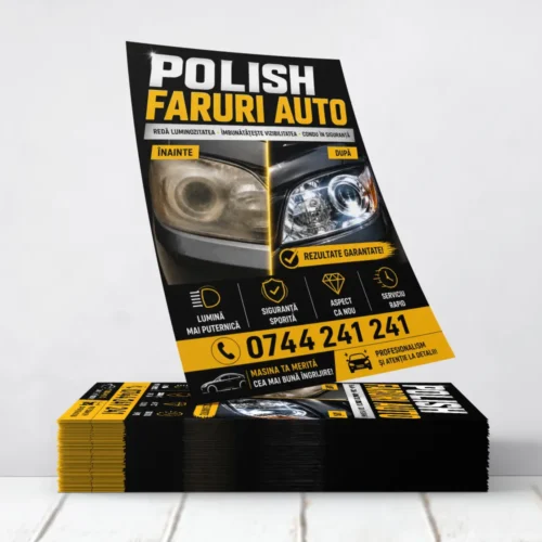 Flyere Polish Faruri Auto
