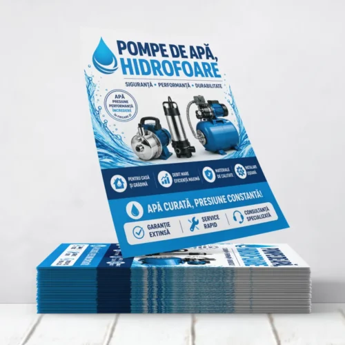 Flyere Pompe de Apa Hidrofoare