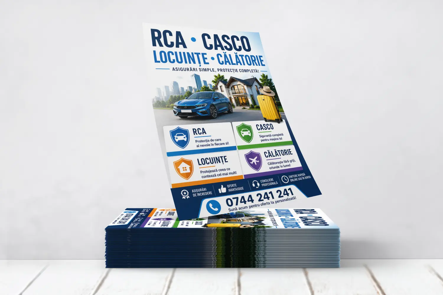 Flyere RCA CASCO Locuinte Calatorie