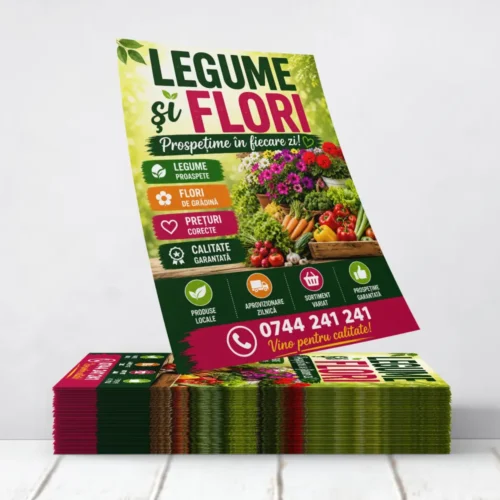 Flyere Rasaduri de Flori si Legume