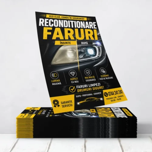 Flyere Reconditionare Faruri