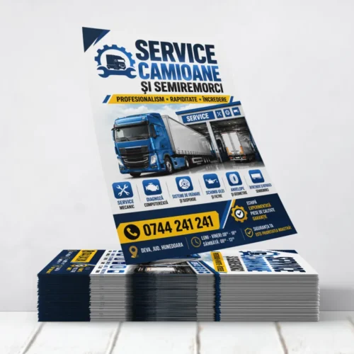 Flyere Service Camioane si Semiremorci