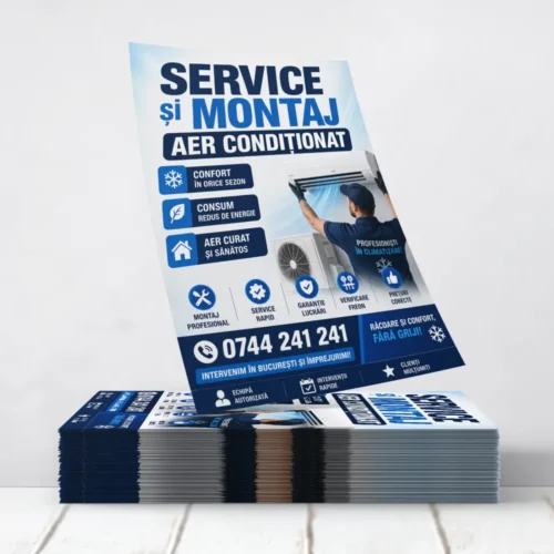 Flyere Service si Montaj Aer Conditionat