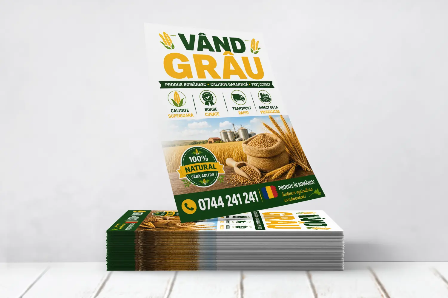Flyere Vand Grau