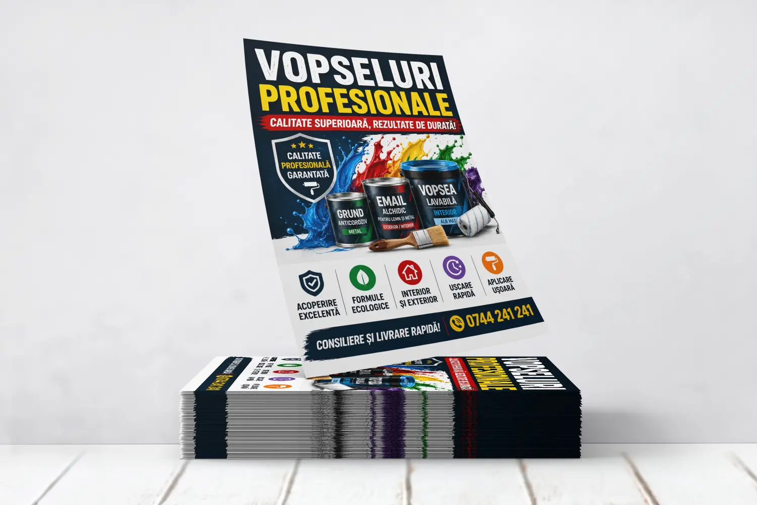 Flyere Vopseluri Profesionale