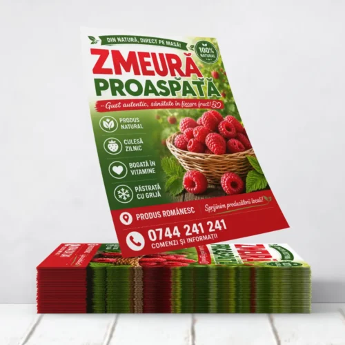 Flyere Zmeura Proaspata