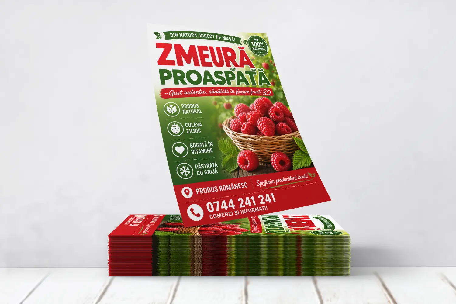 Flyere Zmeura Proaspata