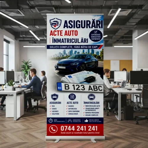 Roll Up - Asigurări Acte Auto Înmatriculări