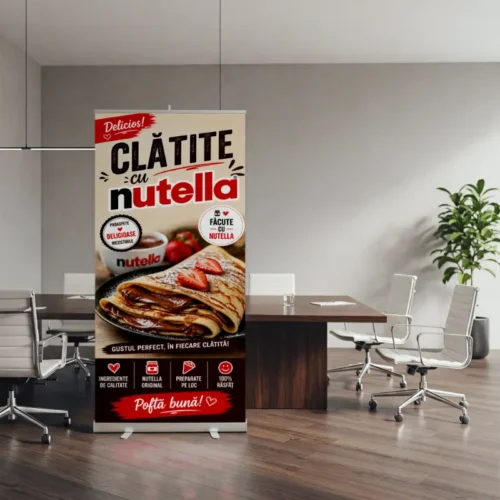 Roll Up - Clătite cu Nutella