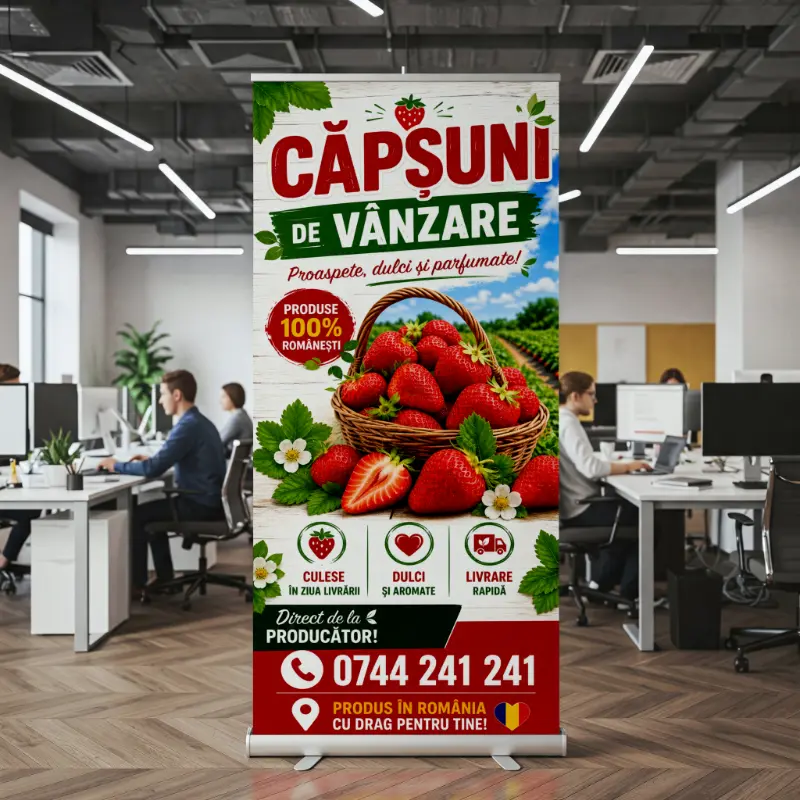 Roll Up - De Vânzare Căpșuni