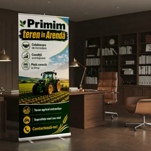 Roll Up - Primim Teren în Arendă