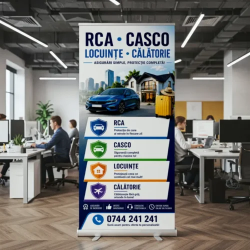 Roll Up - RCA CASCO Locuințe Călătorie
